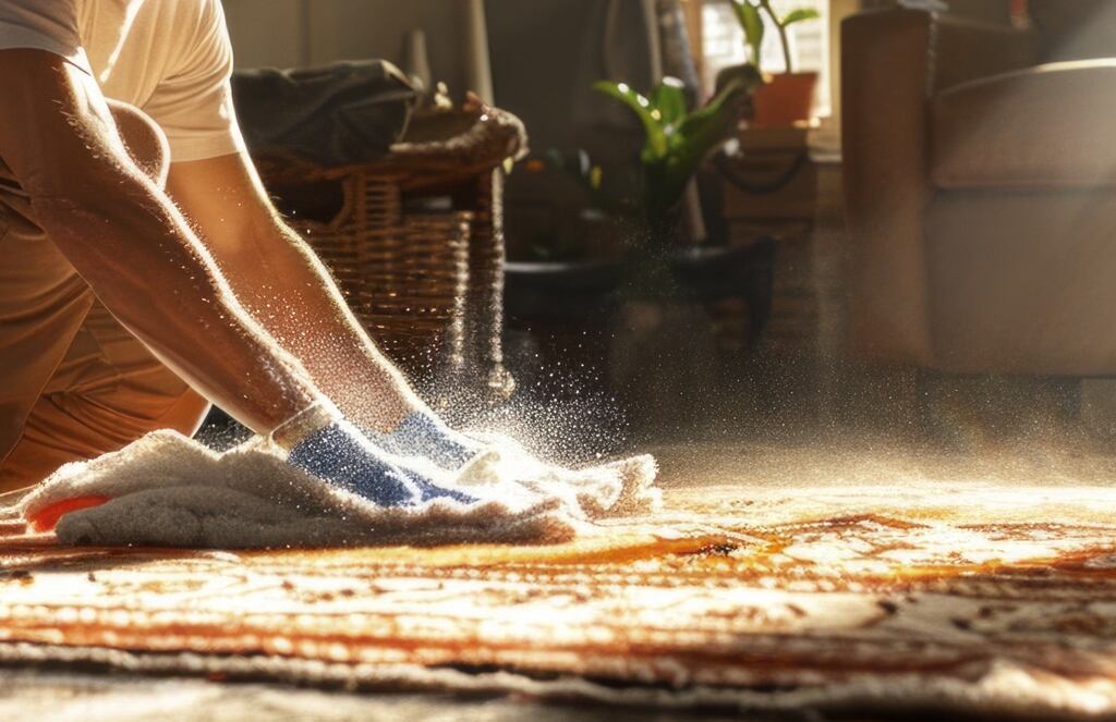 how to get water out of carpet